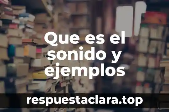 Qué es el patrimonio de un comerciante 8 Que es el sonido y ejemplos