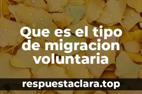 Circuitos resistivos tipo estrella que es 6 Que es el tipo de migracion voluntaria