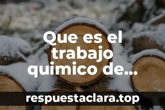 Que es espectro de un compuesto quimico 8 Que es el trabajo quimico de termodinamica