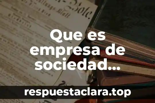 Que es empresa de sociedad colectiva