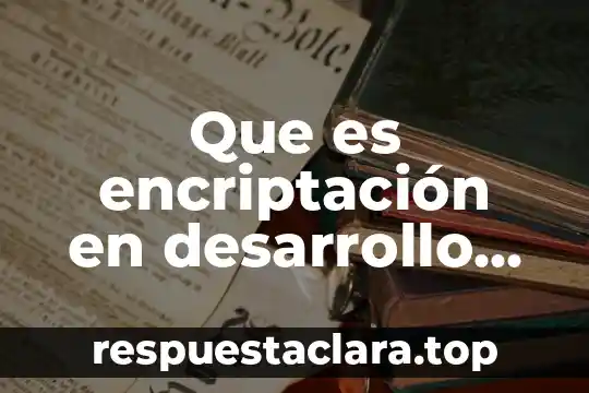 Que es el planeamiento de desarrollo urbano 5 Que es encriptación en desarrollo web