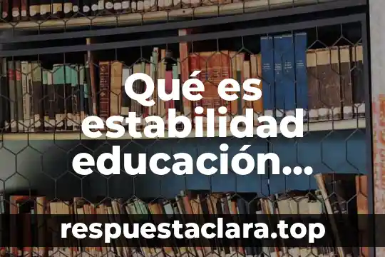 Que es sonido definición de física 7 Qué es estabilidad educación física