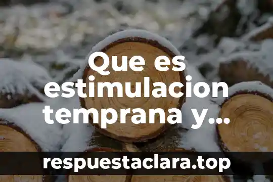 ¿Qué es la estimulación fisiológica y su significado? 5 Que es estimulacion temprana y orientacion familiar