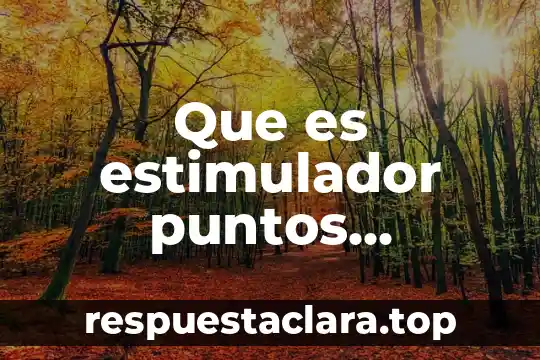 Que es estimulador puntos cuadrados