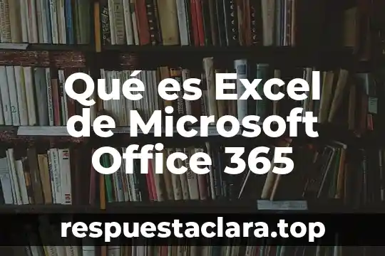 Que es una representación absoluta en excel 4 Qué es Excel de Microsoft Office 365
