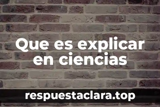 Cómo explicar a los niños que es un mandala 4 Que es explicar en ciencias
