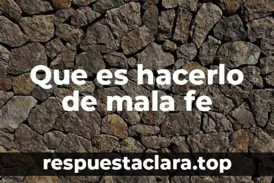 Que es un flujograma y como hacerlo 8 Que es hacerlo de mala fe