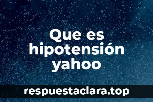 Que es inermes yahoo himno nacional 7 Que es hipotensión yahoo
