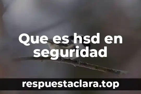 Que es una variaable estadistica 4 Que es hsd en seguridad