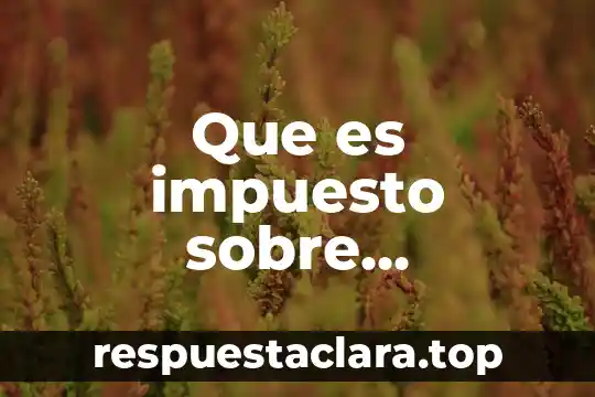 Que es impuesto sobre transmisiones patrimoniales y actos jurídicos documentados
