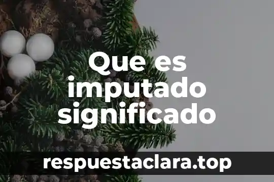 Que es frailes significado 8 Que es imputado significado