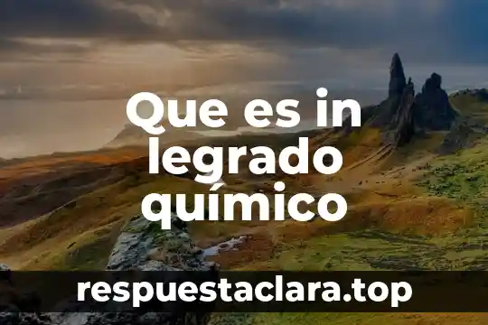 Que es espectro de un compuesto quimico 3 Que es in legrado químico