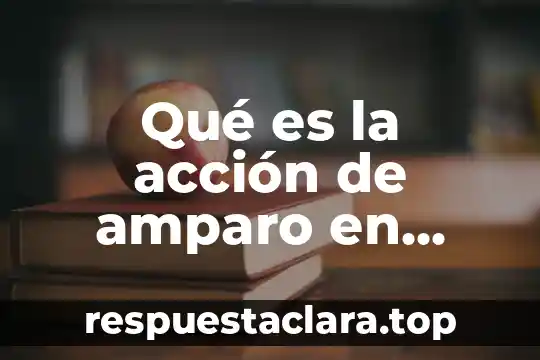 Qué es la acción de amparo en Argentina