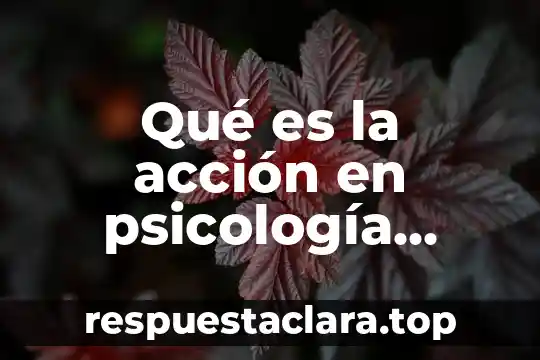 Que es un arquetipo psicologia 7 Qué es la acción en psicología comunitaria