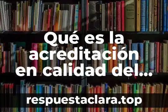 Lo que es en realidad la calidad de vida 8 Qué es la acreditación en calidad del suministro