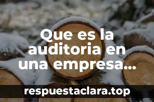 Ley de lavoisier que es 5 Que es la auditoria en una empresa ybajo que ley