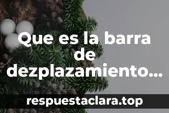 Que es la barra de dezplazamiento en word 2010
