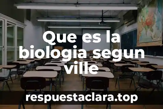 Recesivo que es en biologia 6 Que es la biologia segun ville