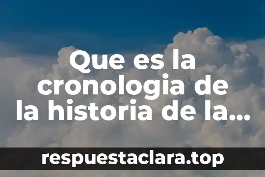Que es la imprenta en historia 7 Que es la cronologia de la historia de la salvacion