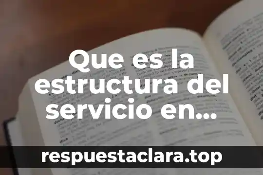 Nombre de servicio cfe 3 Que es la estructura del servicio en merchandising