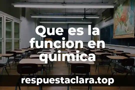 Qué es un anion en química concepto 7 Que es la funcion en quimica