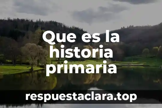 Que es un aviso publicitario para niños de primaria 7 Que es la historia primaria