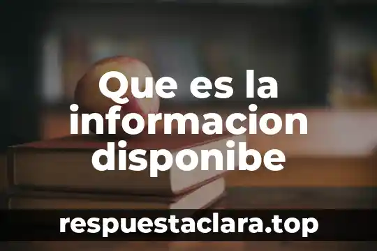 Robo de informacion en internet que es 7 Que es la informacion disponibe