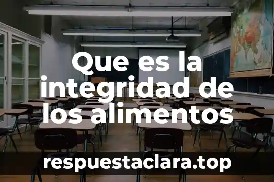 Que es la integridad de datos yahoo 5 Que es la integridad de los alimentos