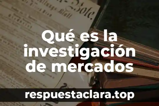 Que es discriminacion en los precios en mercados tecnologicos 5 Qué es la investigación de mercados
