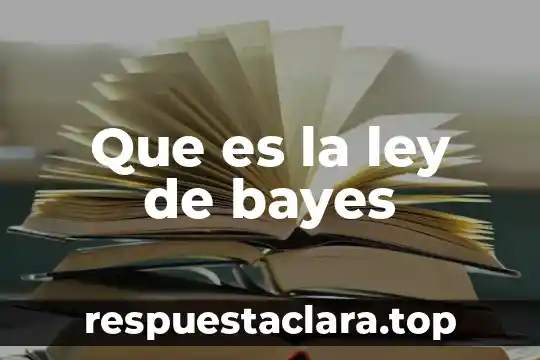 Que es el principio de igualdad ante la ley 3 Que es la ley de bayes