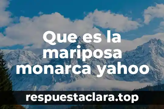 Que es una señal continua yahoo 3 Que es la mariposa monarca yahoo