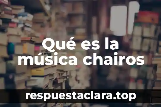 Que es un stem musica 4 Qué es la música chairos
