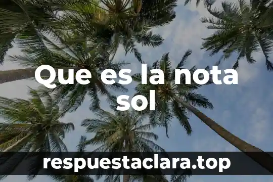 Qué es el ácido perbrómico 3 Que es la nota sol