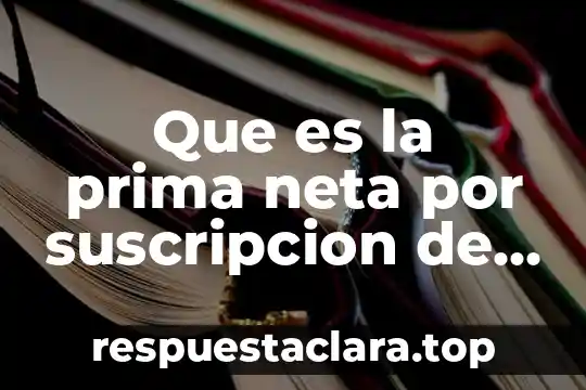 Que es la prima neta por suscripcion de acciones