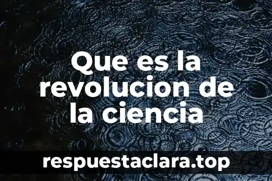 Que es encubrir significado 4 Que es la revolucion de la ciencia