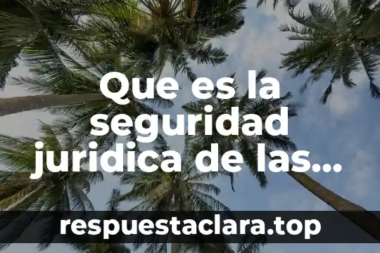 Que es la adopcion en personas del mismo genero 3 Que es la seguridad juridica de las personas