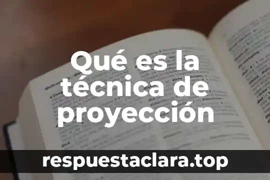 Que es proyeccion conica yahoo 7 Qué es la técnica de proyección