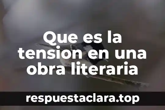 Qué es la figura literaria polisindeton y ejemplos 4 Que es la tension en una obra literaria