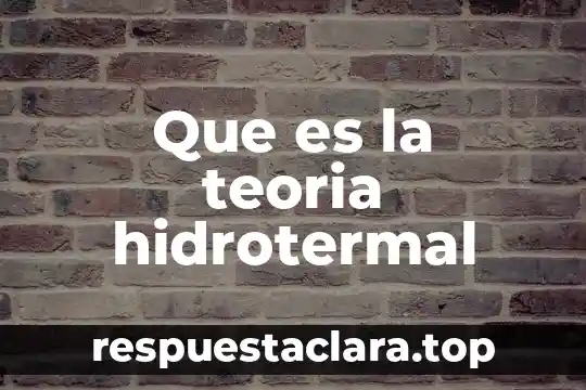 Qué es la teoría del color en arte 6 Que es la teoria hidrotermal