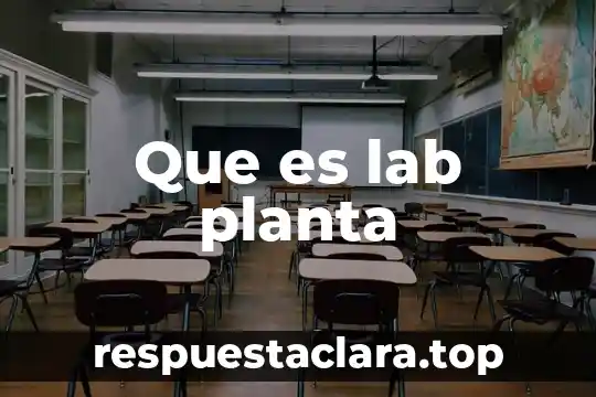 Que es lab planta