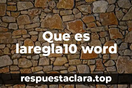 Qué es el desierto definición concreto 5 Que es laregla10 word