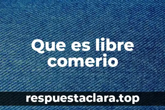 Que es la libre competencia indecopi 3 Que es libre comerio