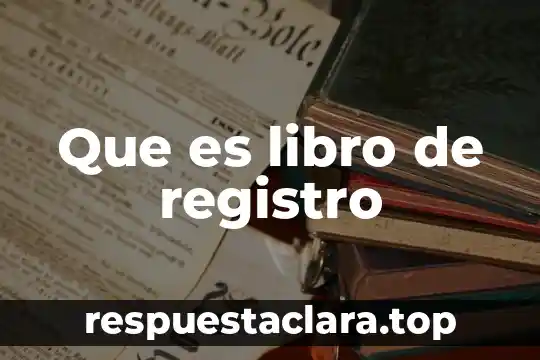 Que es ser simetrico 4 Que es libro de registro