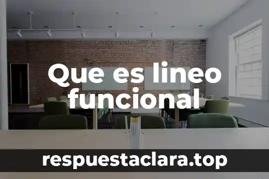Que es lineo funcional
