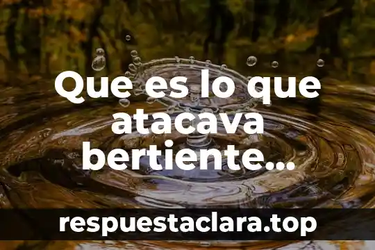 Que es lo que atacava bertiente politica del liverarismo