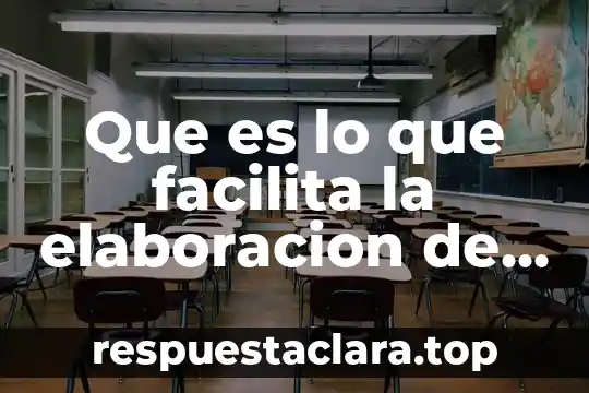 Que es lo que facilita la elaboracion de graficas