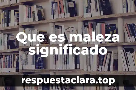 Qué es el significado del nombre Betin 4 Que es maleza significado