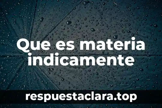 Qué es subsidio en materia de comercio exterior 7 Que es materia indicamente