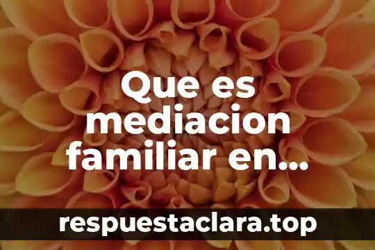 Definicion de conversion que es significado y concepto 6 Que es mediacion familiar en casos de separacion y divorcio