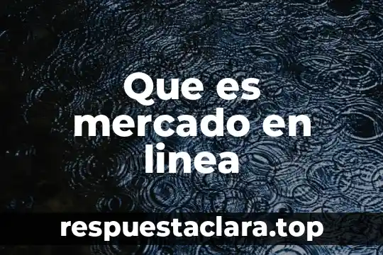 Que es linea de shenton 6 Que es mercado en linea